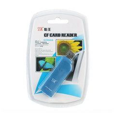 SSK SCRS028 USB 2.0 Interface External Card Reader, Supports CF Card / MD - HoMEdemic™ 
