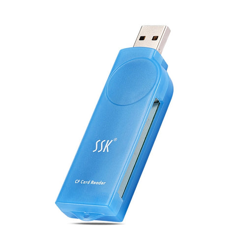 SSK SCRS028 USB 2.0 Interface External Card Reader, Supports CF Card / MD - HoMEdemic™ 