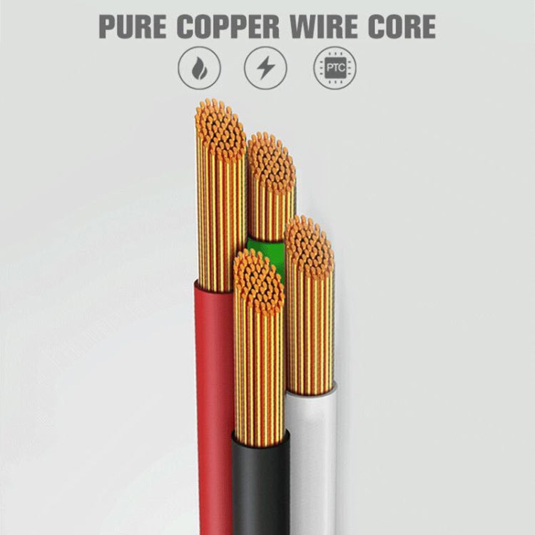 REMAX RC-094i 2m 2.4A USB to 8 Pin Aluminum Alloy Braid Fast Charging Data Cable (White) - HoMEdemic™ 