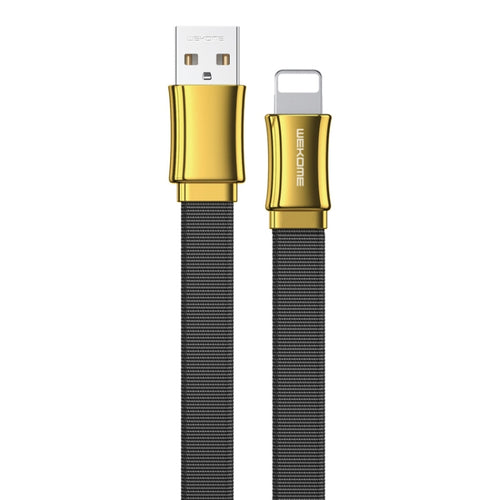 WK WDC-139 3A USB to 8 Pin King Kong Series Data Cable for iPhone, iPad (Gold) - HoMEdemic™ 