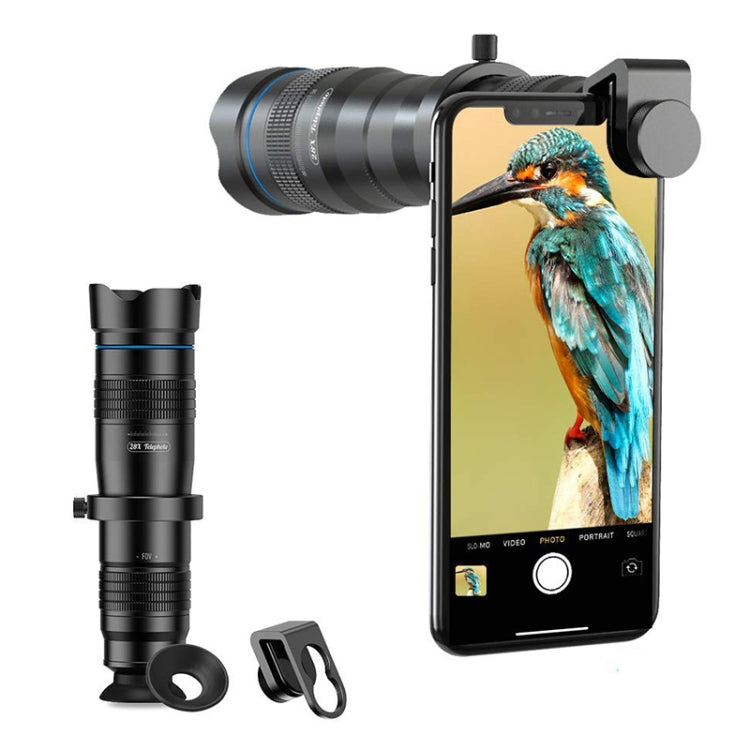 APEXEL APL-JS28X 28X HD External Dual-adjustment Zoom Telescope Universal Telephoto Phone Lens - HoMEdemic™ 