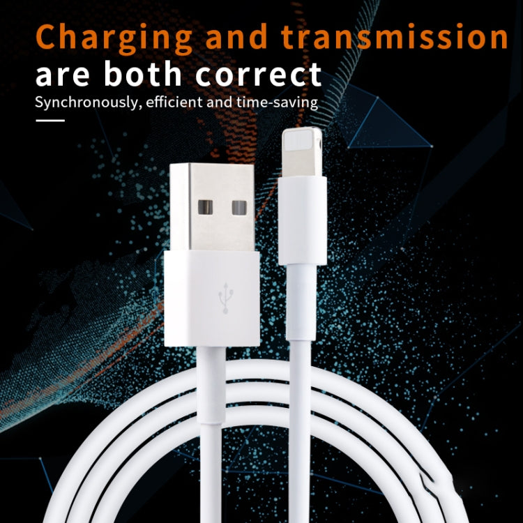 IVON CA19 2.4A USB to 8 Pin Fast Charge Data Cable for iPhone, iPad, Length: 1m - HoMEdemic™ 