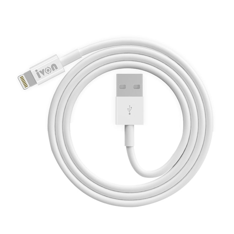 IVON CA70 8 Pin Fast Charging Data Cable, Length: 2m (White) - HoMEdemic™ 