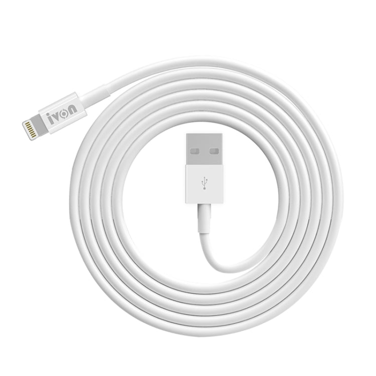 IVON CA70 8 Pin Fast Charging Data Cable, Length: 3m (White) - HoMEdemic™ 