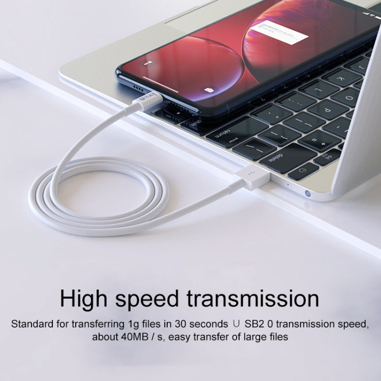 IVON CA70 8 Pin Fast Charging Data Cable, Length: 3m (White) - HoMEdemic™ 