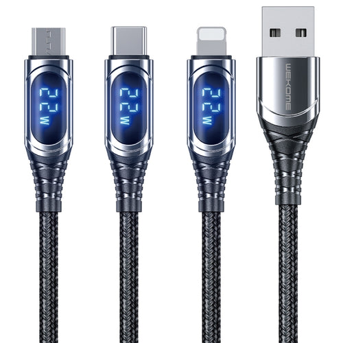 WK WDC-166i 6A 8 Pin Intelligent Digital Display Charging Data Cable, Length: 1m - HoMEdemic™ 