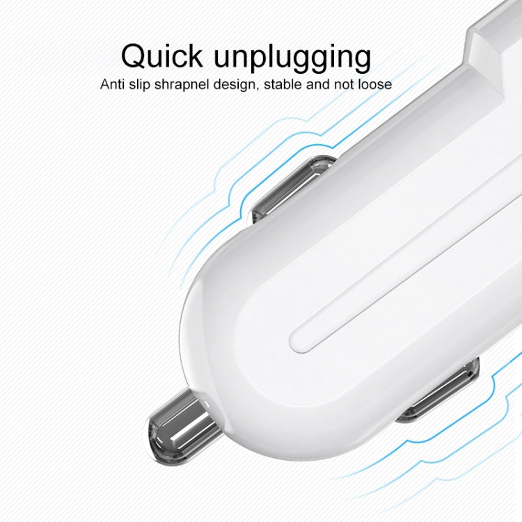 IVON CC13 QC 3.0 Fast Charging Car Charger Set with Micro USB Charging Cable (White) - HoMEdemic™ 