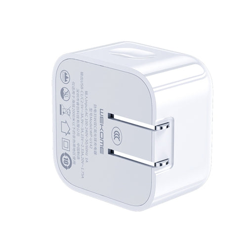 WK WP-U142 35W Dual USB-C/Type-C Gallium Nitride Charger, US Plug(White) - HoMEdemic™ 