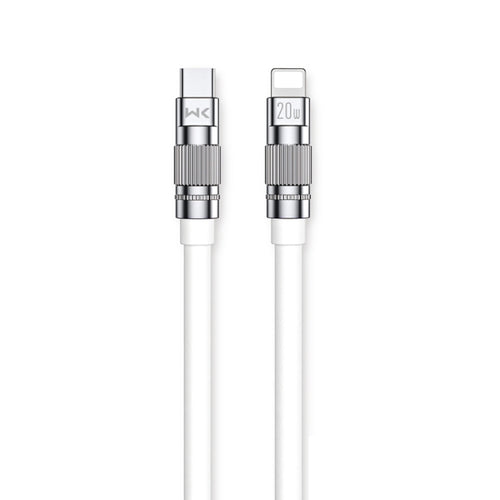 WK WDC-187 Qjie Series 20W USB-C/Type-C to 8 Pin Fast Charge Data Cable, Length: 1m(White) - HoMEdemic™ 