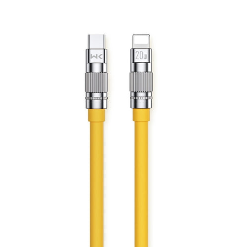 WK WDC-187 Qjie Series 20W USB-C/Type-C to 8 Pin Fast Charge Data Cable, Length: 1m(Yellow) - HoMEdemic™ 