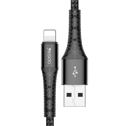 Yesido CA50 2.4A USB to 8 Pin Charging Cable, Length: 2m - HoMEdemic™ 