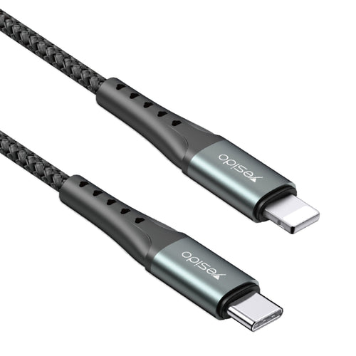 Yesido CA64 2.4A USB-C / Type-C to 8 Pin Charging Cable, Length: 1.2m - HoMEdemic™ 