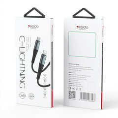 Yesido CA64 2.4A USB-C / Type-C to 8 Pin Charging Cable, Length: 1.2m - HoMEdemic™ 