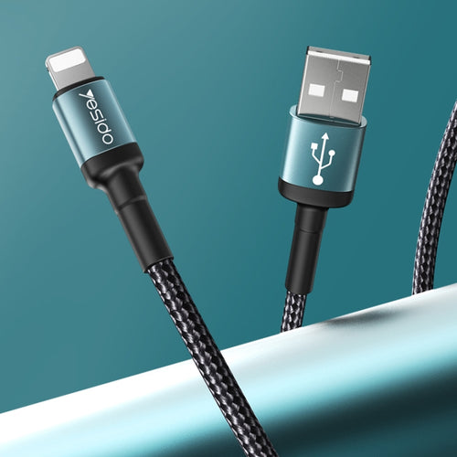 Yesido CA74 2.4A USB to 8 Pin Charging Cable, Length: 1.2m - HoMEdemic™ 