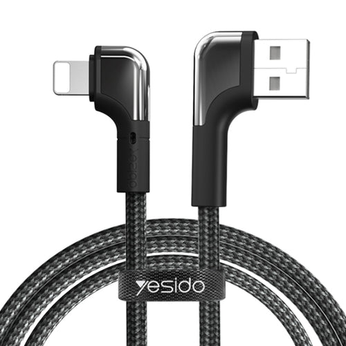 Yesido CA80 2.4A Elbow USB to 8 Pin Charging Cable, Length: 1.2m - HoMEdemic™ 