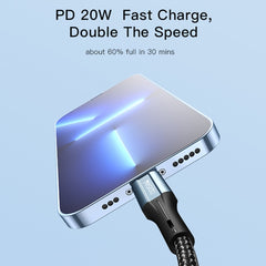 Yesido CA95 3A 20W USB-C / Type-C to 8 Pin Fast Charging Cable, Length: 1.2m - HoMEdemic™ 