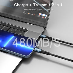 Yesido CA95 3A 20W USB-C / Type-C to 8 Pin Fast Charging Cable, Length: 1.2m - HoMEdemic™ 