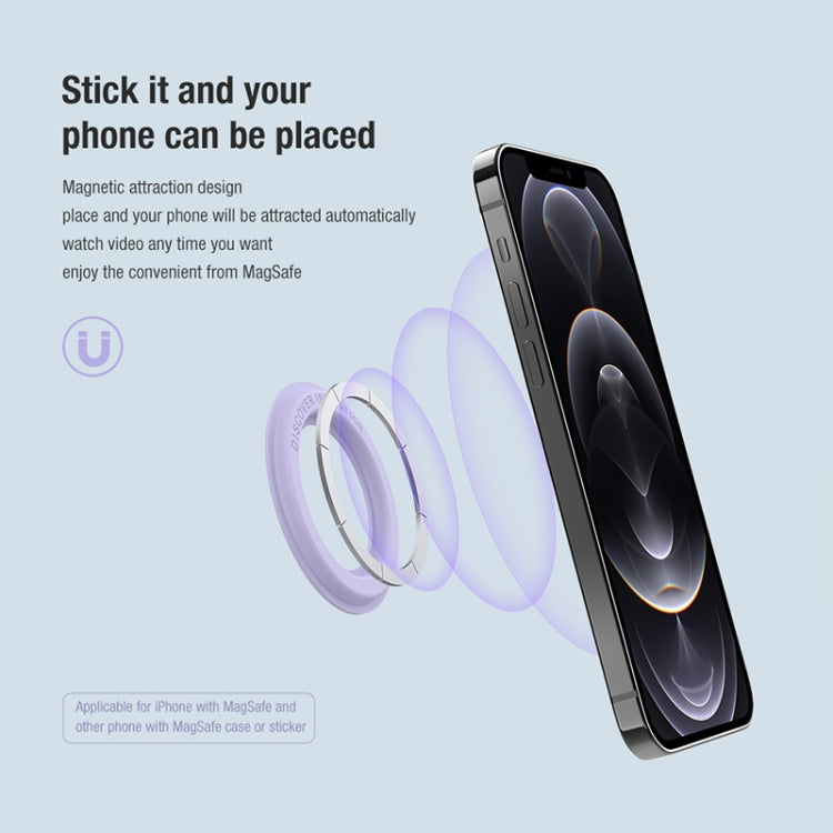 NILLKIN Portable PU Leather Magnetic Ring Sticker (Blue) - HoMEdemic™ 