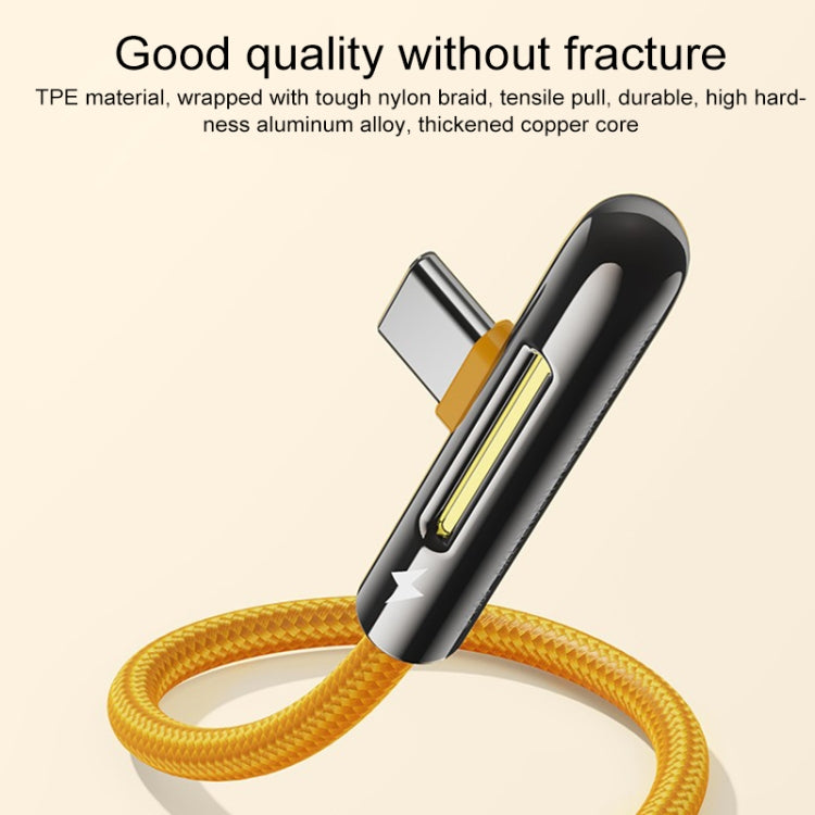 ROCK M3 8 Pin T-shape PD Fast Charging Data Cable, Length: 1m(Orange) - HoMEdemic™ 