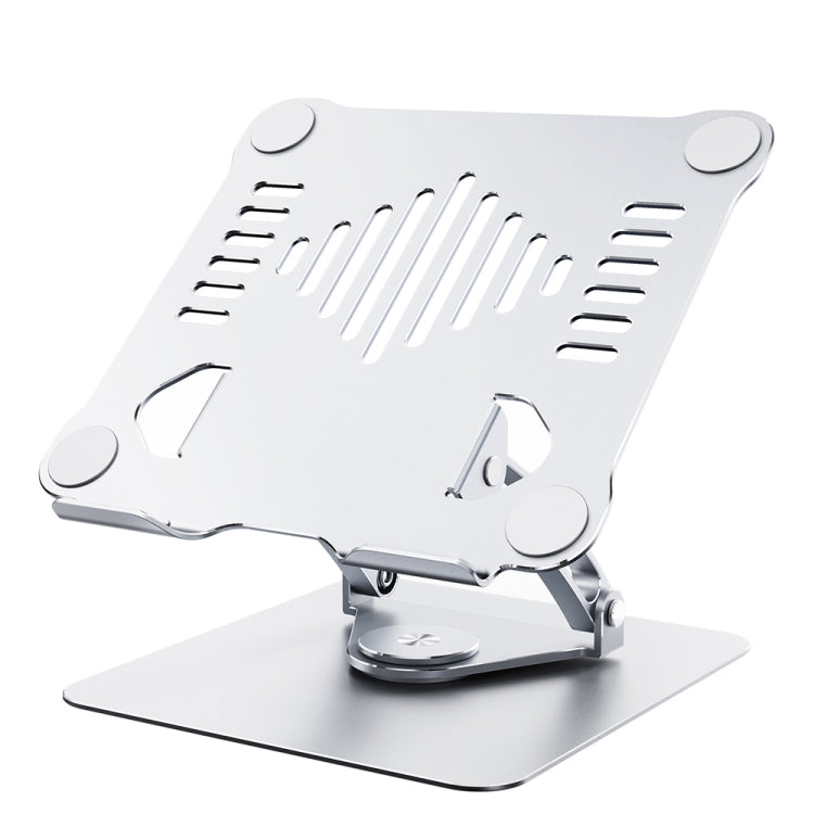 R-JUST HZ39 Triangular Swivel Lift Laptop Stand (Silver) - HoMEdemic™ 