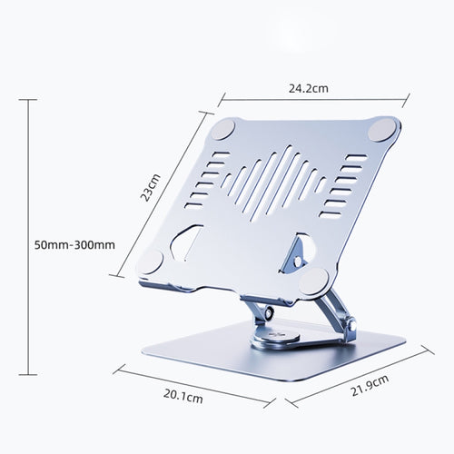 R-JUST HZ39 Triangular Swivel Lift Laptop Stand (Grey) - HoMEdemic™ 