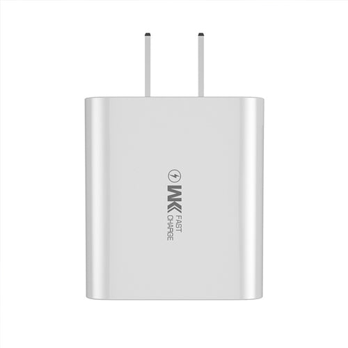 WK WP-U109 Max 20W USB + Type-C Fast Charging with Digital Display , Plug Type: US Plug - HoMEdemic™ 