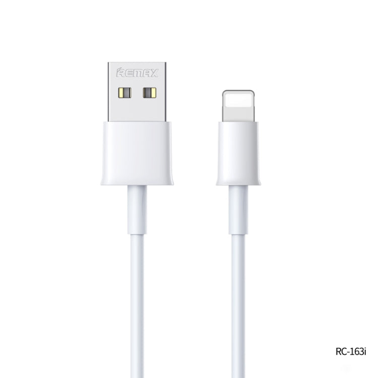 Remax RC-163i 2.1A 8 Pin Fast Charging Pro Data Cable, Length: 1m(White) - HoMEdemic™ 