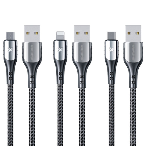 WK WDC-164i 6A 8 Pin Smart Power Off Charging Data Cable, Length: 1m - HoMEdemic™ 