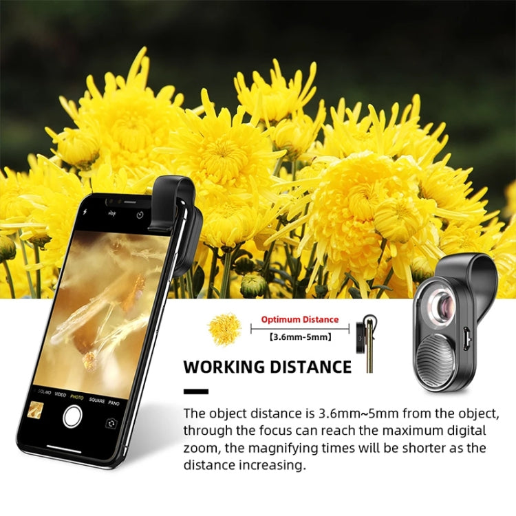 APEXEL APL-MS001 100X Smartphone Microscope with LED Light - HoMEdemic™ 