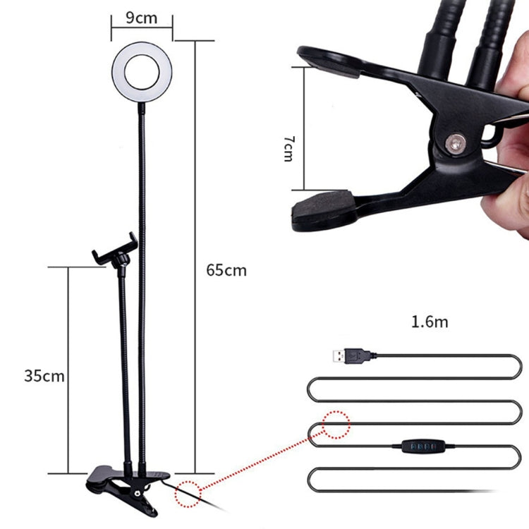 With 3-Light Mode, 10-Level Brightness LED Desk Lamp, Compatible with iPhone / Android,  for Live Stream, KTV, Live Broadcast, Live Show, etc - HoMEdemic™ 