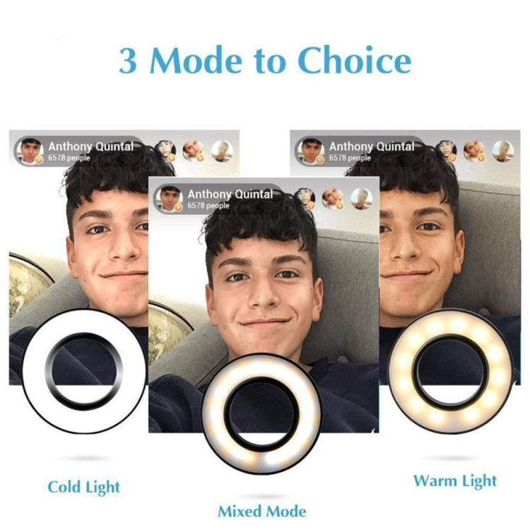 With 3-Light Mode, 10-Level Brightness LED Desk Lamp, Compatible with iPhone / Android,  for Live Stream, KTV, Live Broadcast, Live Show, etc - HoMEdemic™ 