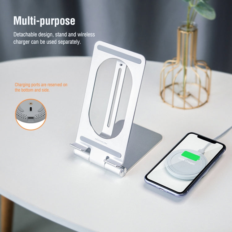NILLKIN PowerHold Tablet Wireless Charging Stand (Silver) - HoMEdemic™ 