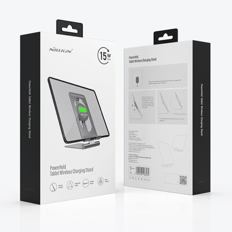 NILLKIN PowerHold Tablet Wireless Charging Stand (Silver) - HoMEdemic™ 