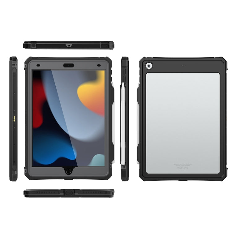 For iPad 10.2 2021 RedPepper Shockproof Waterproof PC + PET + TPU Tablet Protective Case - HoMEdemic™ 