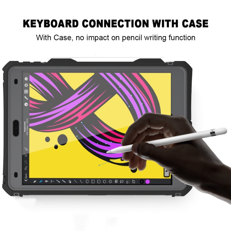 For iPad 10.2 2021 RedPepper Shockproof Waterproof PC + PET + TPU Tablet Protective Case - HoMEdemic™ 