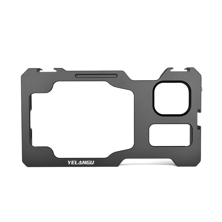 For iPhone 11 Pro Max YELANGU C23 Video Camera Cage Stabilizer with PC Case (Black) - HoMEdemic™ 