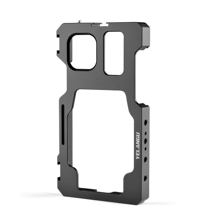 For iPhone 11 Pro Max YELANGU C23 Video Camera Cage Stabilizer with PC Case (Black) - HoMEdemic™ 