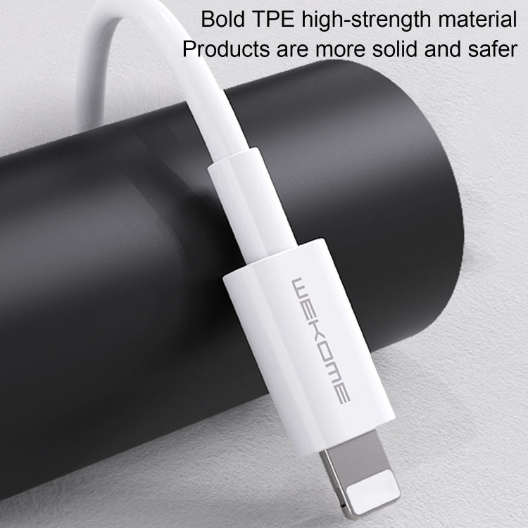 WK WDC-117 3A 8 Pin Fast Charging Charging Cable, Length: 1.2m (White) - HoMEdemic™ 
