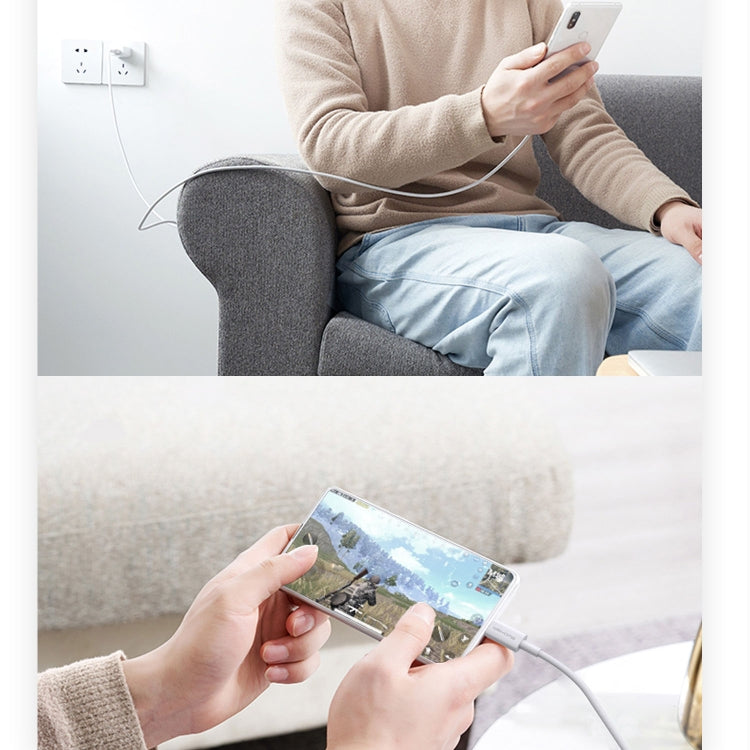 WK WDC-117 3A 8 Pin Fast Charging Charging Cable, Length: 1.2m (White) - HoMEdemic™ 