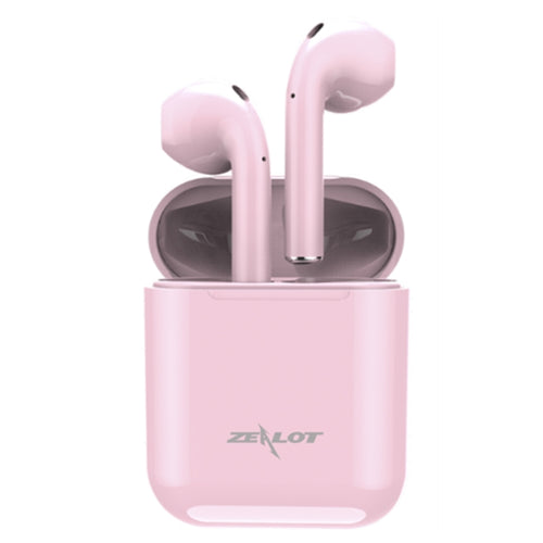 ZEALOT H20 TWS Bluetooth 5.0 Touch Wireless Bluetooth Earphone with Magnetic Charging Box, Support Stereo Call & Display Power in Real Time (Pink) - HoMEdemic™ 