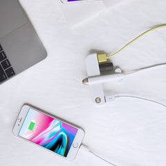 3life-308 5V 0.5A 4 USB Interfaces Air Force One Extender HUB Data Hub, 3life-308 Pink, 3life-308 Blue, 3life-308 White - HoMEdemic™ 
