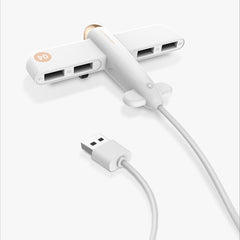 3life-308 5V 0.5A 4 USB Interfaces Air Force One Extender HUB Data Hub, 3life-308 Pink, 3life-308 Blue, 3life-308 White - HoMEdemic™ 