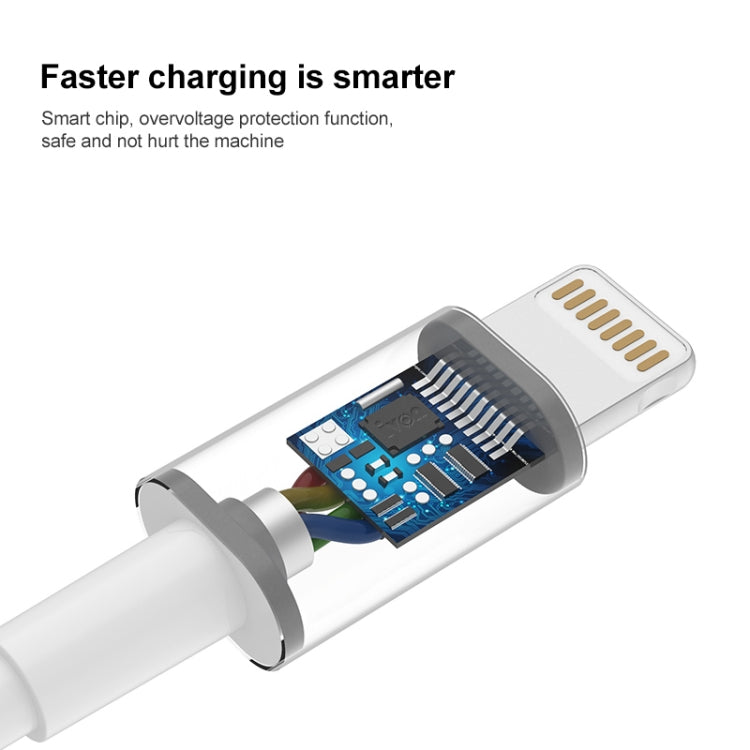IVON CA93 20W PD USB-C / Type-C to 8 Pin TPE Fast Charging Data Cable, Cable Length: 1m - HoMEdemic™ 