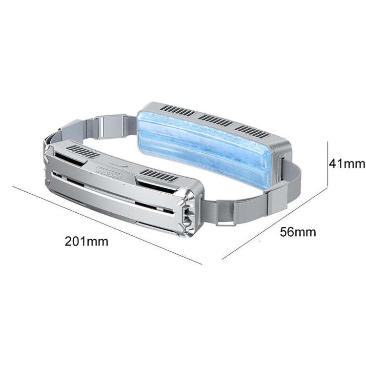 Ice Belt Outdoor Sports Cooling Fan Portable Mini Waist Fan(Silver Gray) - HoMEdemic™ 
