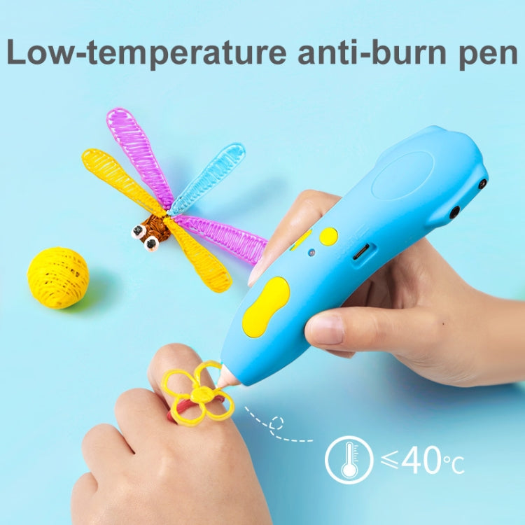 Infrared Sensing Low-temperature 3D Printing Pen Children DIY Graffiti Painting Pen(1000 mAh-Blue) - HoMEdemic™ 