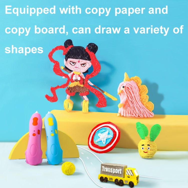 Infrared Sensing Low-temperature 3D Printing Pen Children DIY Graffiti Painting Pen(1000 mAh-Blue) - HoMEdemic™ 