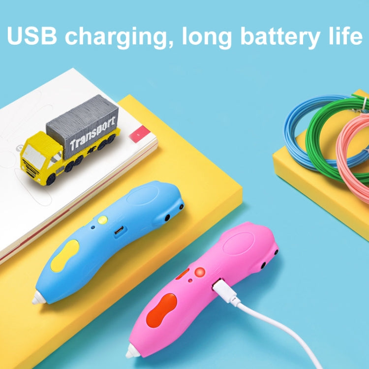 Infrared Sensing Low-temperature 3D Printing Pen Children DIY Graffiti Painting Pen(1000 mAh-Blue) - HoMEdemic™ 