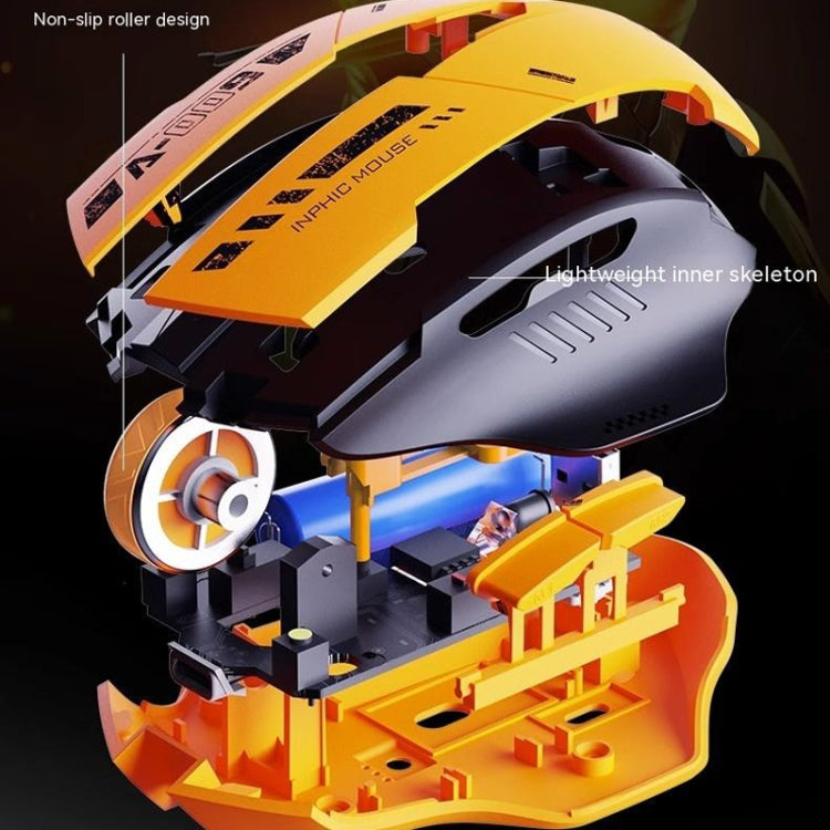 Inphic A9 Bluetooth 3 Mode Mouse Silent Charging Mechanical Feel Wireless Mouse - HoMEdemic™ 