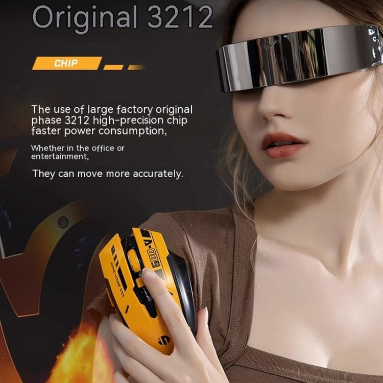 Inphic A9 Bluetooth 3 Mode Mouse Silent Charging Mechanical Feel Wireless Mouse - HoMEdemic™ 