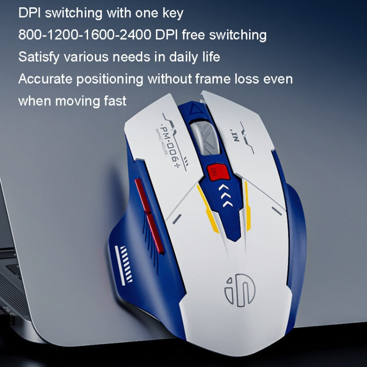 Inphic F9 Mecha Wireless Mouse Charging Office Game Mouse(Single Model 2.4G) - HoMEdemic™ 
